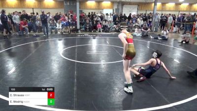 100 lbs Final - Cade Strauss, Northampton vs Ethan Wodrig, Hughesville