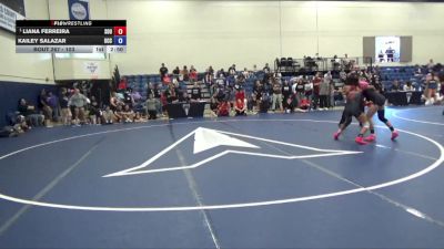 103 lbs Semifinal - Liana Ferreira, Southern Oregon University vs Kailey Salazar, Umpqua Community College