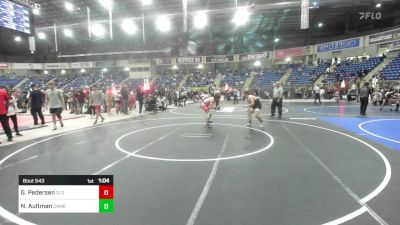 144 lbs Round Of 32 - Gavin Pedersen, GI Grapplers vs Nolan Aultman, Camel Kids WC