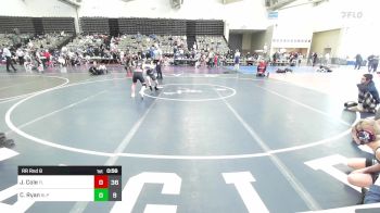 68 lbs Rr Rnd 8 - Jonah Cole, Fair Lawn vs Connor Ryan, Buena/Legal Pain