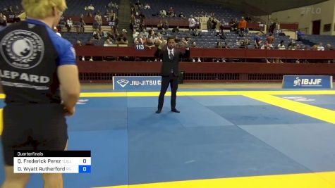 Quentin Frederick Perez vs Dalton Wyatt Rutherford 2024 Pan IBJJF Jiu-Jitsu No-Gi Championship