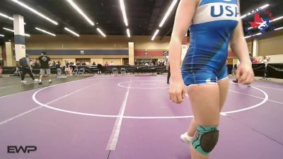 130 lbs 3rd Place - London Woods, Spartan Mat Club vs Kristianna Boyum, ReZults Wrestling