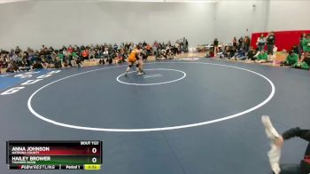 155 lbs Cons. Round 2 - Hailey Brower, Thunder Basin vs Anna Johnson, Natrona County