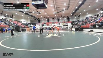 120 lbs Round Of 16 - Elli Hendrix, Tahlequah Girls HS vs Jaylee Hoover, Wyandotte HS Girls