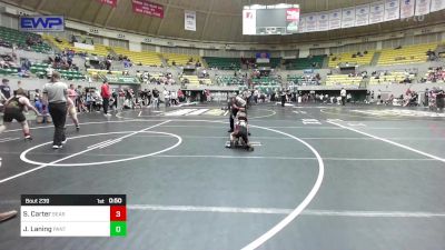 49 lbs Consolation - Shepherd Carter, Searcy Youth Wrestling vs Jaymes Laning, Panther Youth Wrestling-CPR