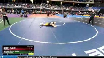 5A - 126 lbs Semifinal - Jayden Bustillos, El Paso Riverside vs Jaden Valdez, Amarillo