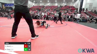 60 lbs Rr Rnd 1 - Charly Beard, Sisters On The Mat Purple vs Adalena Chay, Scrappers