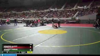100 lbs 5th Place Match - Kennedy Farrar, Gila Ridge vs Jennifer Alcott, Monument Valley