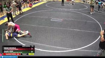 152 lbs 1st Place Match - Noah Nichols, Stratford Knights Youth vs David King, Palmetto State Wrestling Acade