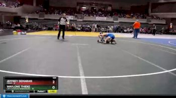 125 lbs Quarterfinals (8 Team) - Jeffrey DeMarais, Foley vs Waylong Thieke, LSH (LeSueur/Henderson)