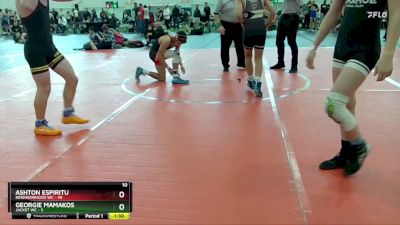 120 lbs Round 2 (10 Team) - Ashton Espiritu, Neighborhood WC vs Georgie Mamakos, Jacket WC