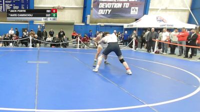 157 lbs 5th Place Match - Nate Camiscioli, Castleton vs Jack Forte, Roger Williams