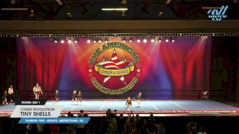 Cheer Revolution - Tiny Shells [2023 L1 Tiny - Novice - Restrictions - D2 Day 1] 2023 The American Royale Sevierville Nationals