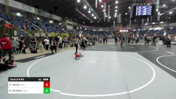 40 lbs Consi Of 8 #2 - Daxon Wood, Havre WC vs Ryan Bradley, Juggernaut WC