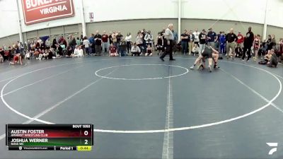 87 lbs Quarterfinal - Joshua Werner, Nova WC vs Austin Foster, Amherst Wrestling Club