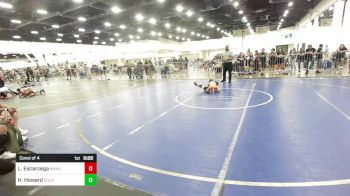 46 lbs Consi Of 4 - Levi Escarcega, Manu WC vs Hailey Howard, Gold Rush Wr Ac