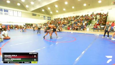 235 lbs Quarterfinal - Raina Hernandez, Eastvale Elite vs Brandi Ayala, Unattached