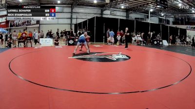 74 kg Cons. Round 6 - Latrell Schafer, Georgia vs Nick Stampoulos, Mat-Town RTC