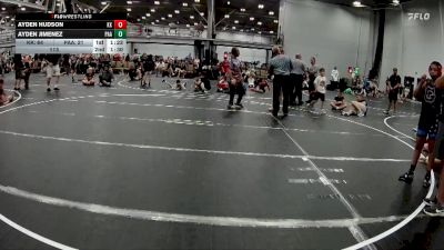 120 lbs Round 7 (8 Team) - Ayden Hudson, Kardiac Kidz vs Ayden Jimenez, PA Alliance