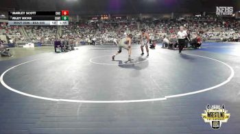B5A-285 lbs 1st Place Match - Marley Scott, Chickasha vs Riley Hicks, Coweta