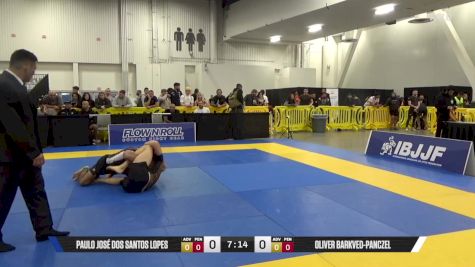 Oliver Barkved-Panczel vs Paulo José Dos Santos Lopes 2025 World IBJJF Jiu-Jitsu No-Gi Championship