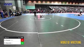 54 lbs Consolation - Nena Hauser, NexGen Regional Training Center vs Madilyn Bauman, Kodiak Attack