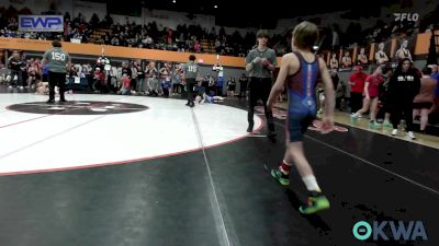 58 lbs Round Of 16 - Treble Castor, Woodward Youth Wrestling vs Tristyn Andrews, Madill Takedown