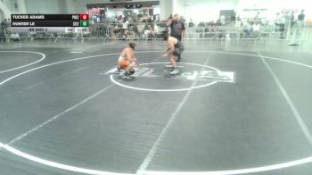 130 lbs Rr Rnd 3 - Tucker Adams, Prescott Valley Bighorns vs Hunter Le, Silverback WC