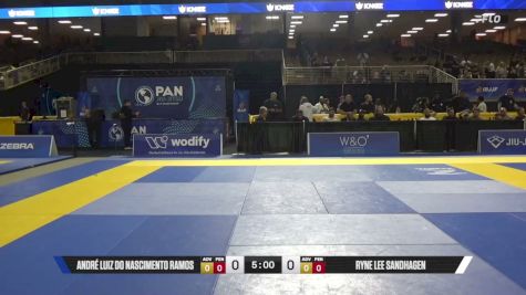 Ryne Lee Sandhagen vs André Luiz Do Nascimento Ramos 2026 Pan Jiu Jitsu IBJJF Championship