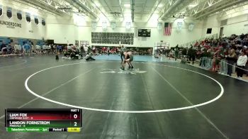 157 lbs Round 3 (3 Team) - Landon Fornstrom, Pinedale vs Liam Fox, Cheyenne East