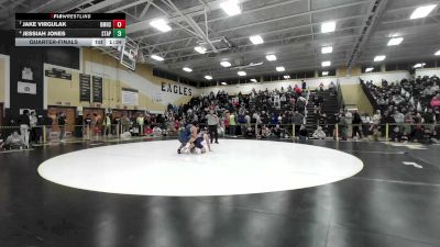 190 lbs Quarterfinal - Jake Virgulak, Brien McMahon vs Jessiah Jones, Staples