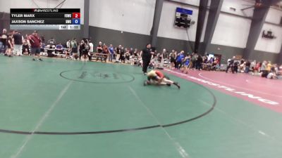 14U Boys Festival FS FS - 88 lbs 3rd Place Match - Tyler Marx, Fighting Squirrels Wrestling Club vs Jaxson Sanchez, Delta Wrestling Club