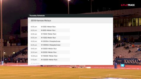 Women's 1500m Unseeded, Heat 1