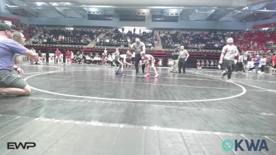 70 lbs 3rd Place - Jenson Henley, Skiatook Youth Wrestling vs Clayton Merrell, Mannford Pirate Youth Wrestling