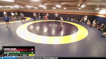 76-80 lbs Round 1 - Liliana Sharp, Uintah Girls Wrestling vs Kylee Ballantyne, Westlake