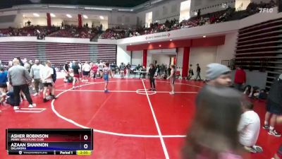 144 lbs Cons. Round 3 - Asher Robinson, Perry Wrestling Club vs AZaan Shannon, Oklahoma