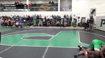 170 lbs 3rd Place Match - Jayceon Scott, Pelham Park Middle School vs Jaquan Lowery, Southlawn Middle School