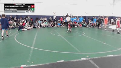90 lbs Semifinal - Edward Encarnacion, Rebellion-MS vs Colin Artman, Revival Black-MS
