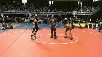 5A 150 lbs Champ. Round 1 - Kanunu Mendoza, College Station A&M Consolidated vs Max Trostle, Amarillo Caprock