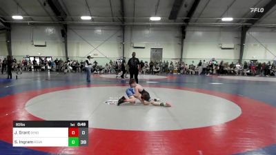 80 lbs Rr Rnd 1 - Jacob Grant, Dendy Trained Wrestling vs Sam Ingram, Roundtree Wrestling Academy - (A)