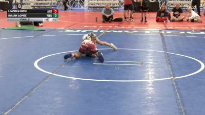 52 lbs Final - Lincoln Rich, ARES - EL vs Isaiah Lopez, POWA - EL