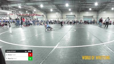 77 lbs Consi Of 16 #1 - Jude Goss, Team Alpha Wrestling vs Zy'ion Martin, Maize