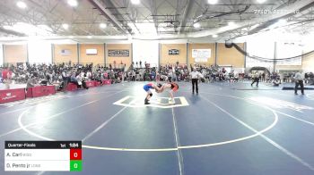 132 lbs Quarterfinal - Avery Carl, Middlebury vs David Pento Jr, Londonderry