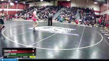 160 lbs Quarterfinal - Moises Marin, Rancho vs Cooper Hatch, Arbor View