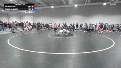 65 lbs Cons. Round 3 - Dylan Clark, SOU Regional Training Center vs Brock Johnson, Paola High School