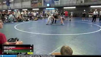 90 lbs Round 7 (8 Team) - Cruz Enderly, NOLA Black vs David Hill, Alabama Elite Gold