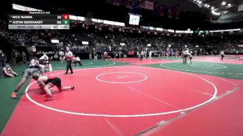 176 lbs Quarterfinal - Justin Eberhardt, Unattached vs Nick Marra, BEA2