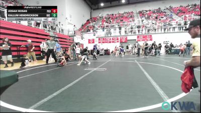 49 lbs Consi Of 8 #2 - Josiah Rosas, Piedmont vs Kallum Hendrickson, OKC Saints Wrestling