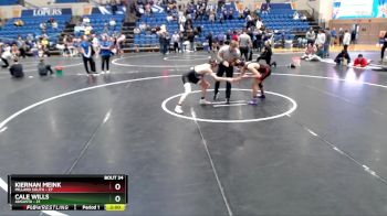 126 lbs Round 5 - Kiernan Meink, Millard South vs Cale Wills, Augusta