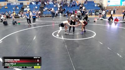 126 lbs Round 5 - Kiernan Meink, Millard South vs Cale Wills, Augusta